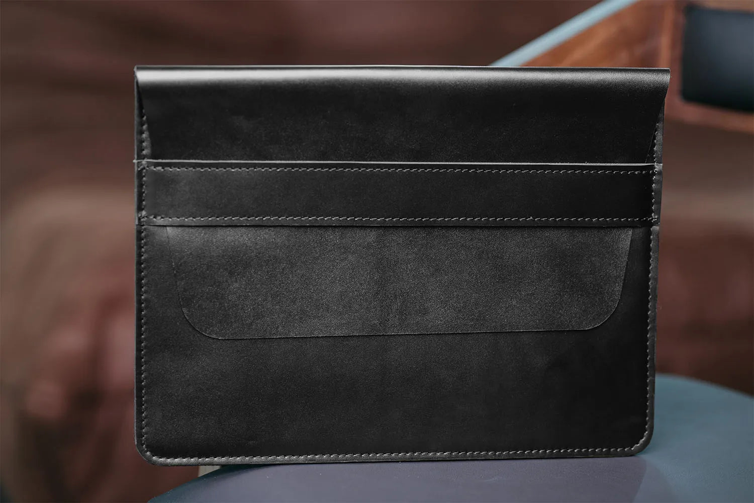 Timeless Leather MacBook Sleeve – All Sizes with Felt Lining