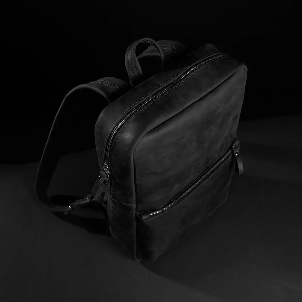 Matte Leather Laptop Backpack for Work and Travel | Nomad