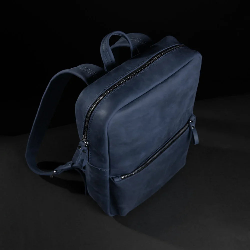 Matte Leather Laptop Backpack for Work and Travel | Nomad