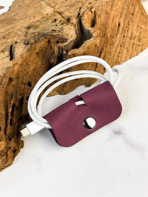 Leather Cable Clip – Wire & Cord Organizer
