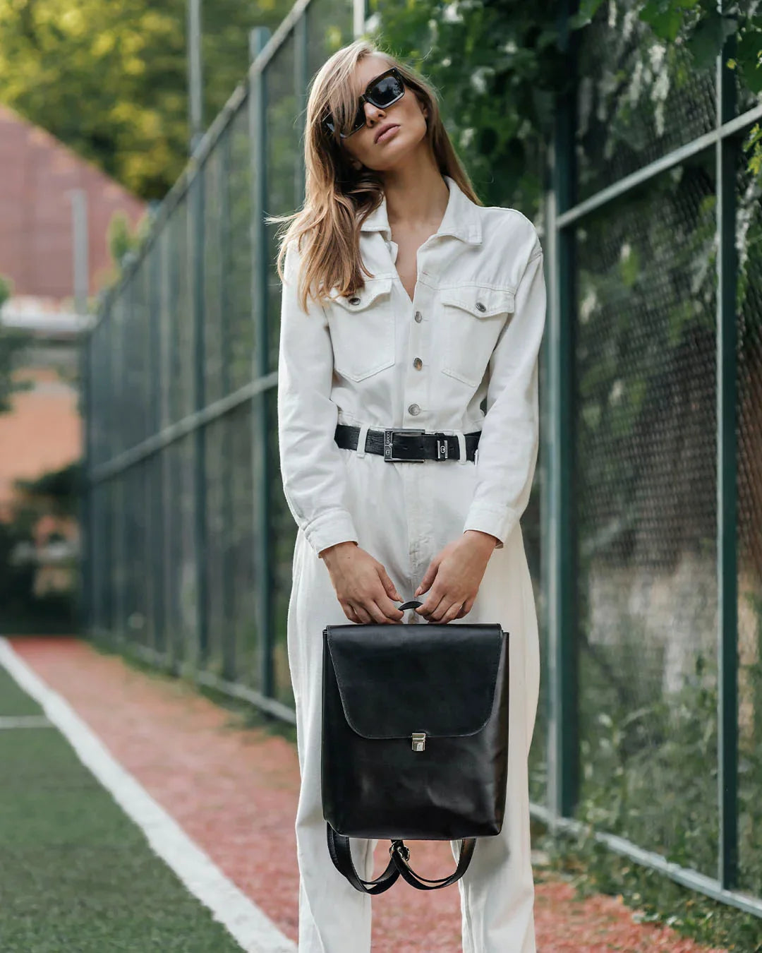Women's Leather Backpack with Flap Closure – Everyday Style & Comfort | Ember