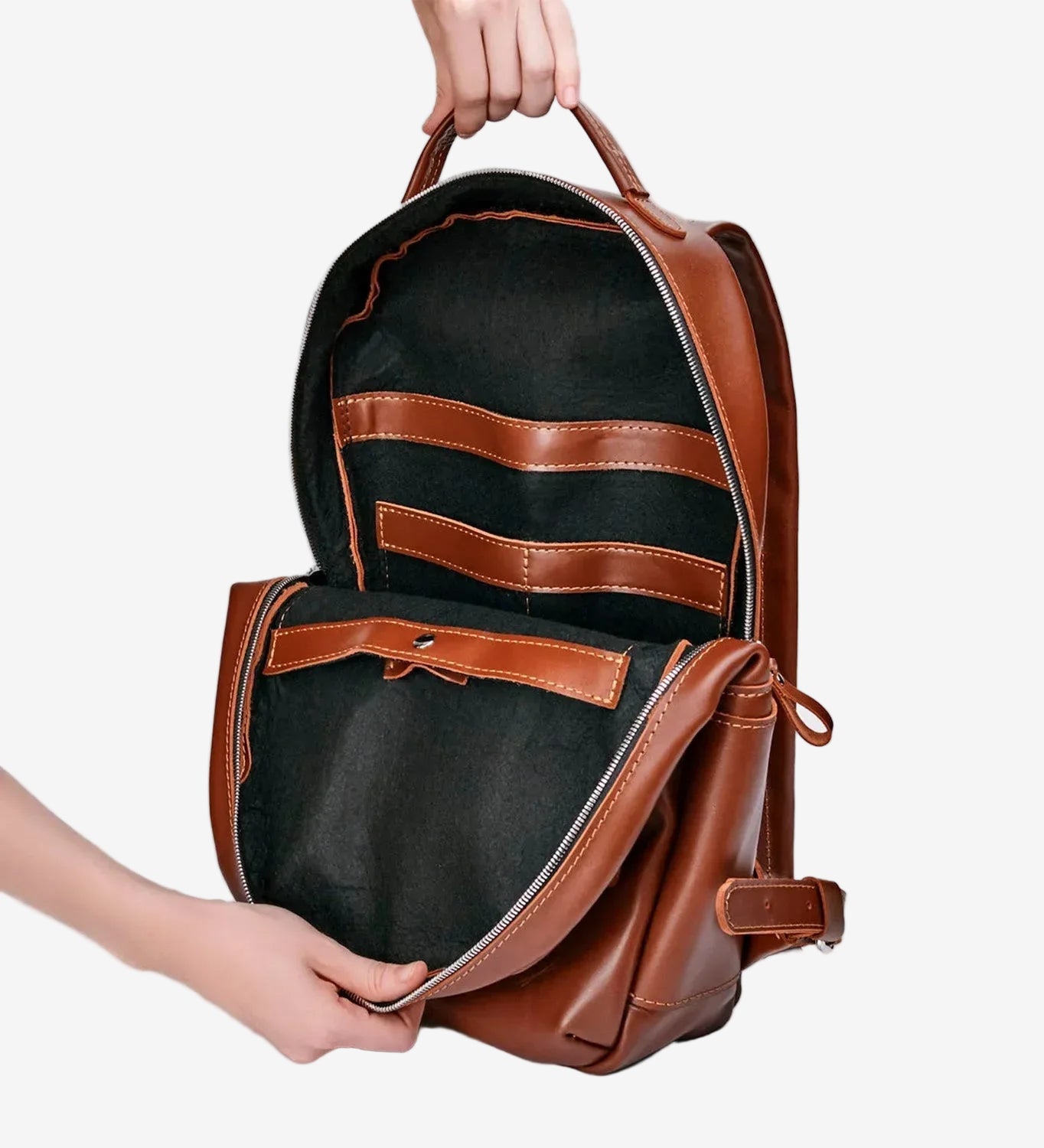 Smooth Leather Backpack for Work and Travel | Splay