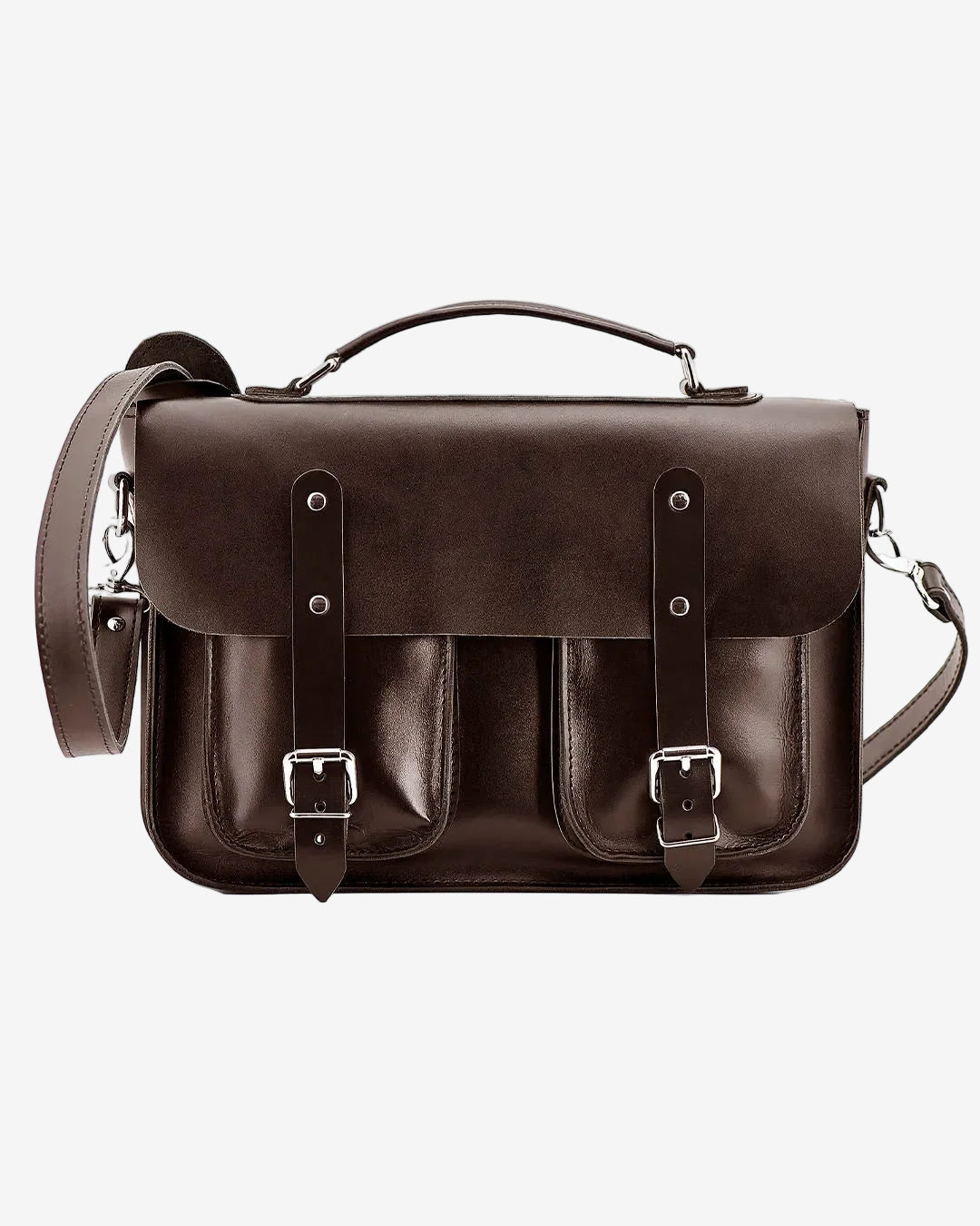 Leather Satchel Bag for Men – Work & Laptop Briefcase | Barrister