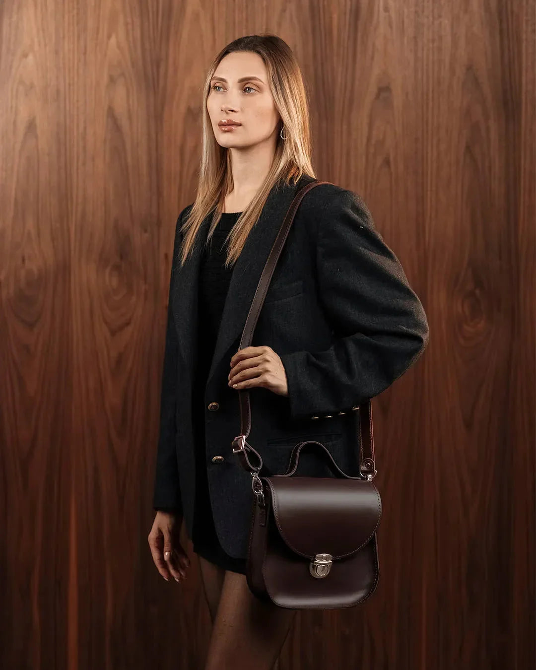 Women's Leather Crossbody Bag | Blossom