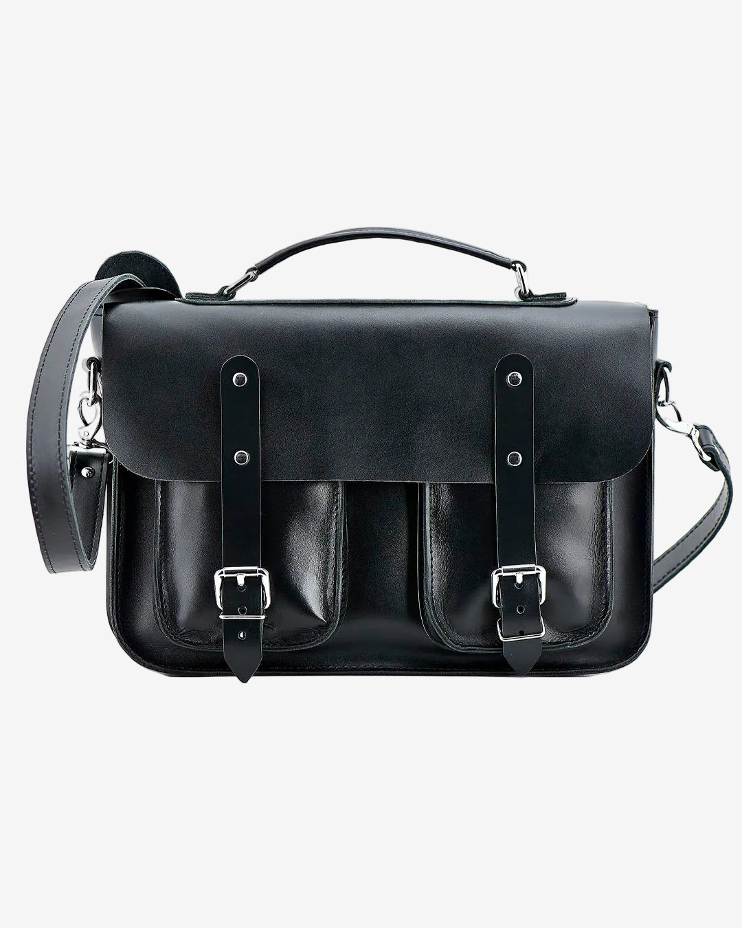Leather Satchel Bag for Men – Work & Laptop Briefcase | Barrister