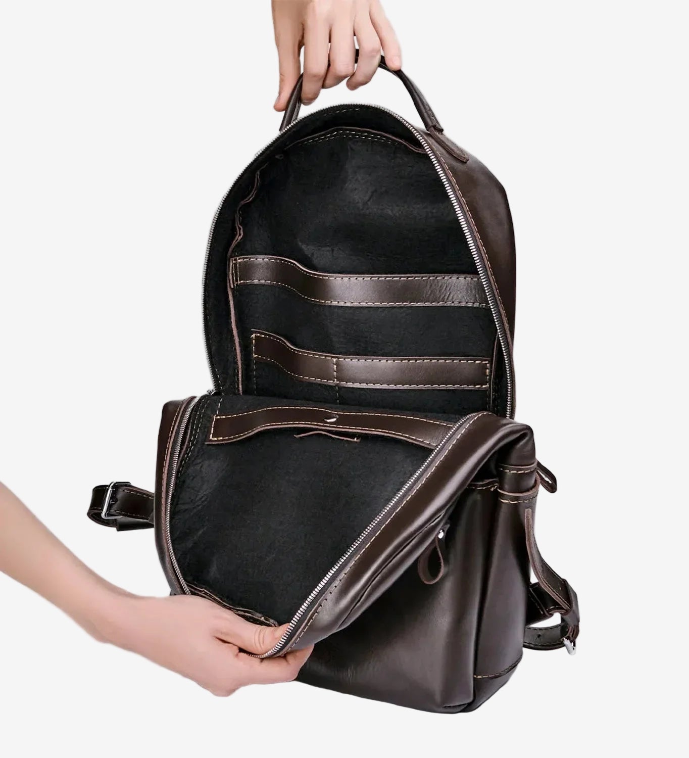 Smooth Leather Backpack for Work and Travel | Splay