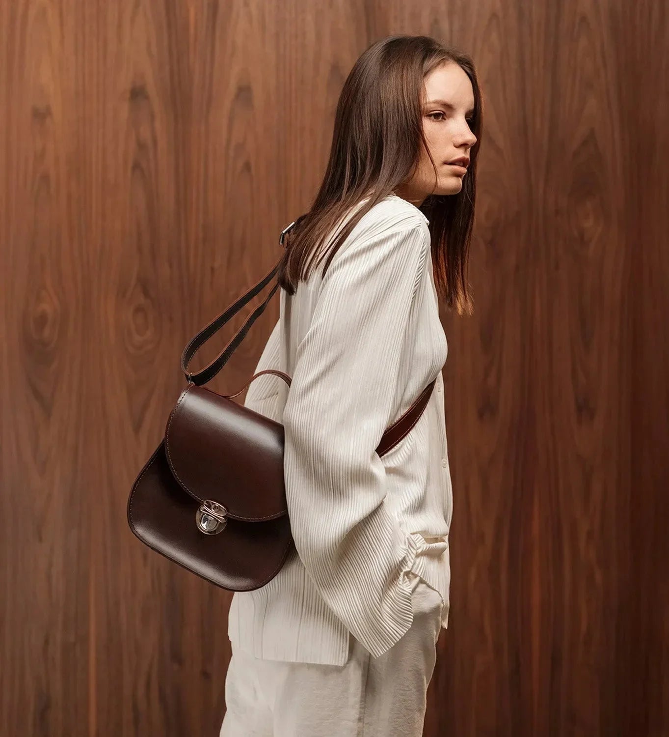 Women's Leather Crossbody Bag | Blossom