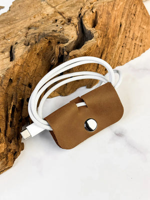 Leather Cable Clip – Wire & Cord Organizer