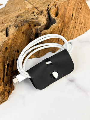 Leather Cable Clip – Wire & Cord Organizer