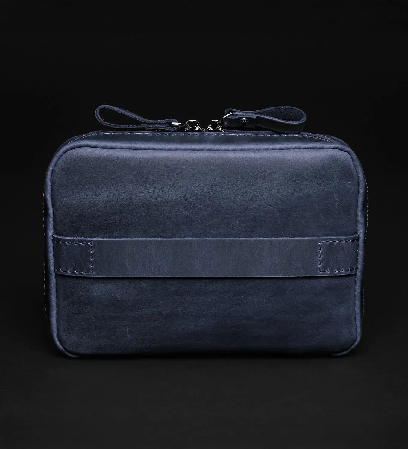 Distressed Leather Tech Organizer with Zipper | Tech & Cable Case