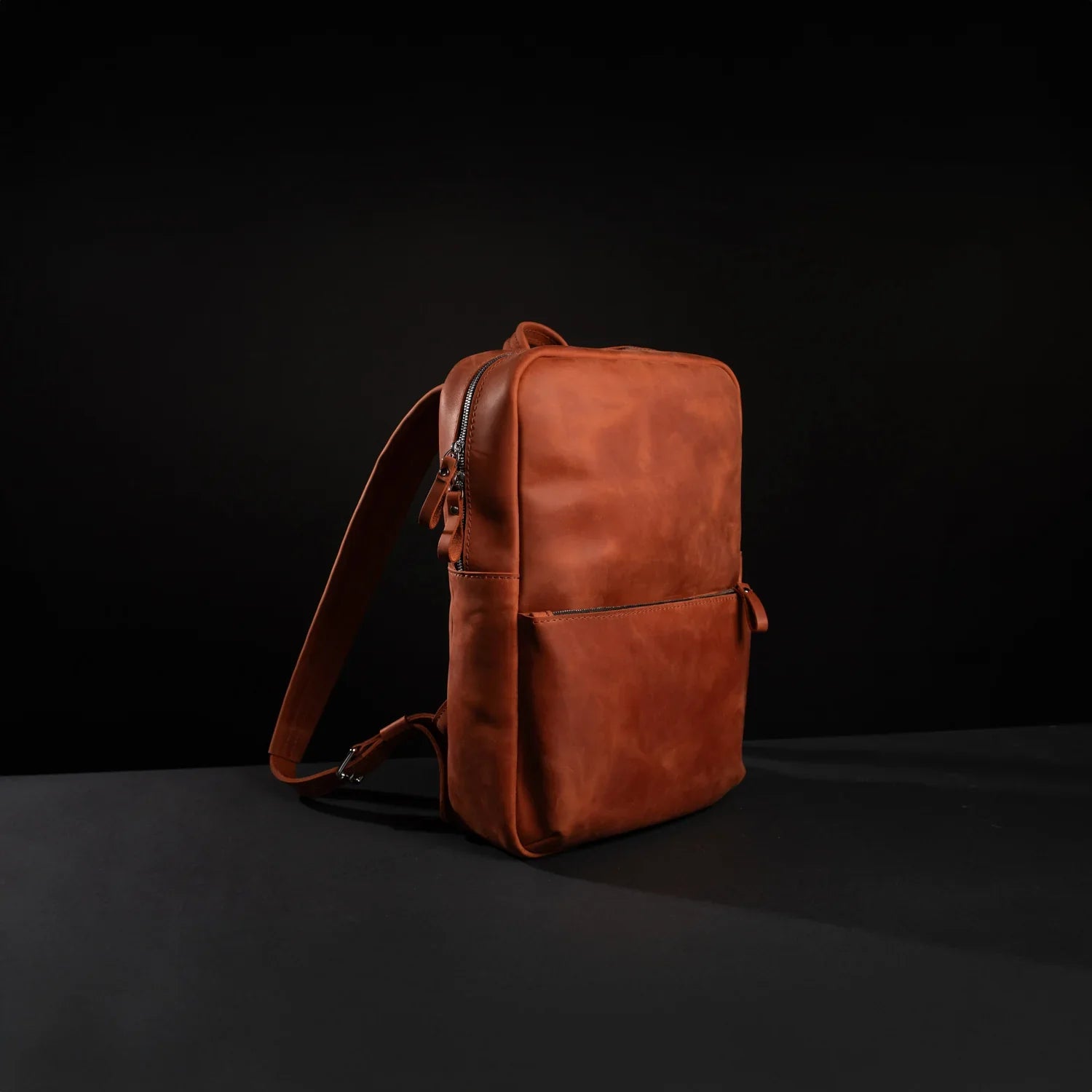 Matte Leather Laptop Backpack for Work and Travel | Nomad