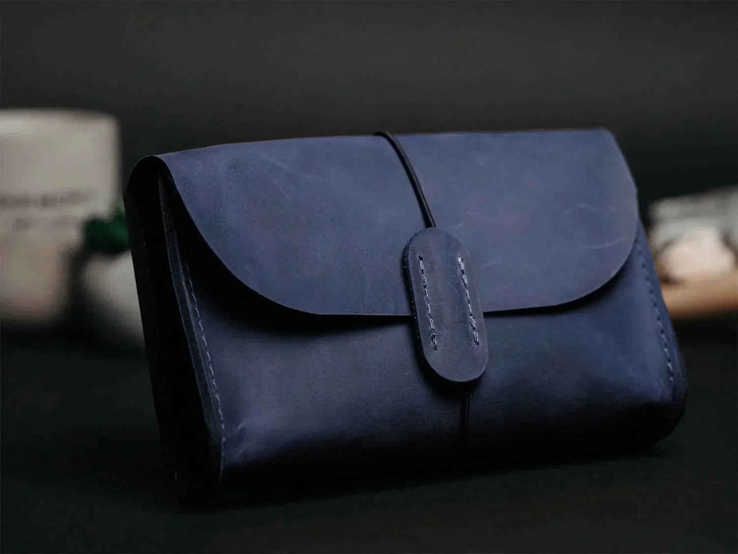 Distressed Leather Pouch for Cables & Tech | Saver