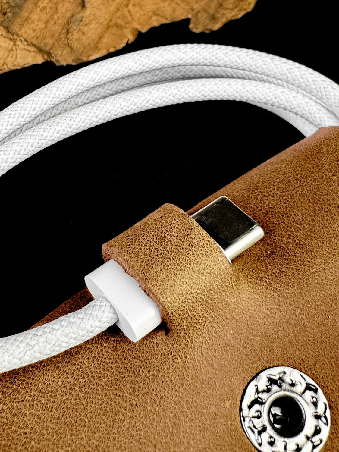 Leather Cable Clip – Wire & Cord Organizer