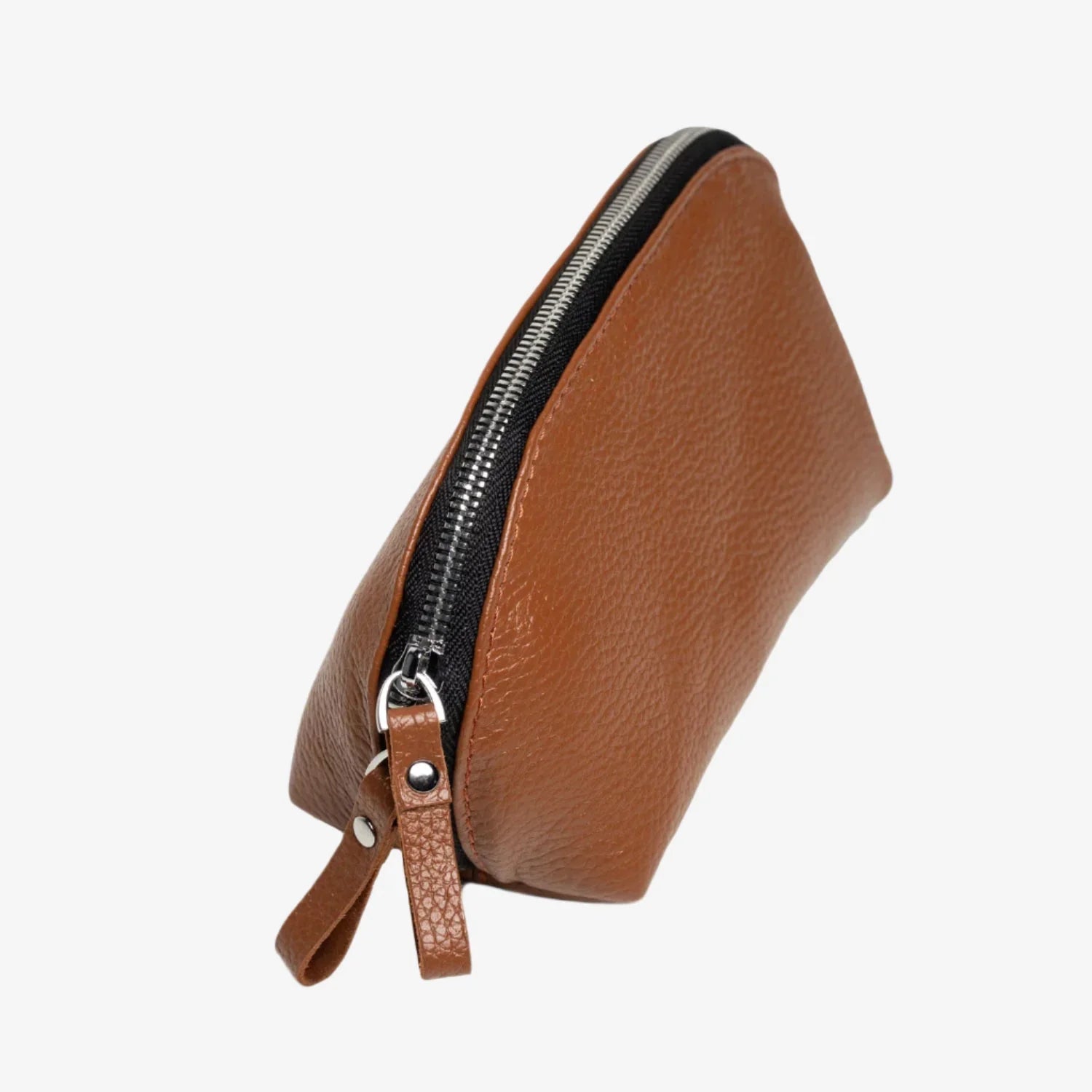Full Grain Leather Makeup Bag for Women | Mirana