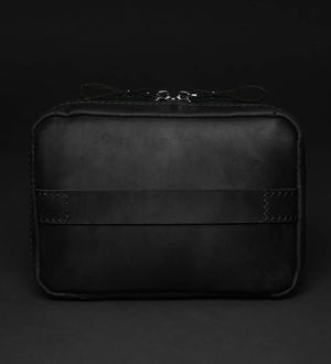 Distressed Leather Tech Organizer with Zipper | Tech & Cable Case