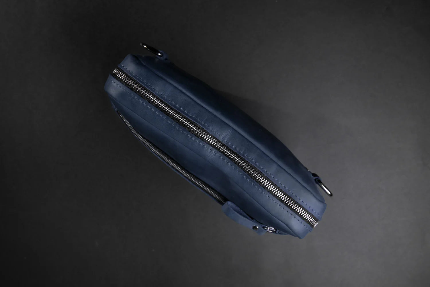 Zippered Leather Crossbody Bag for Men and Women | Orson