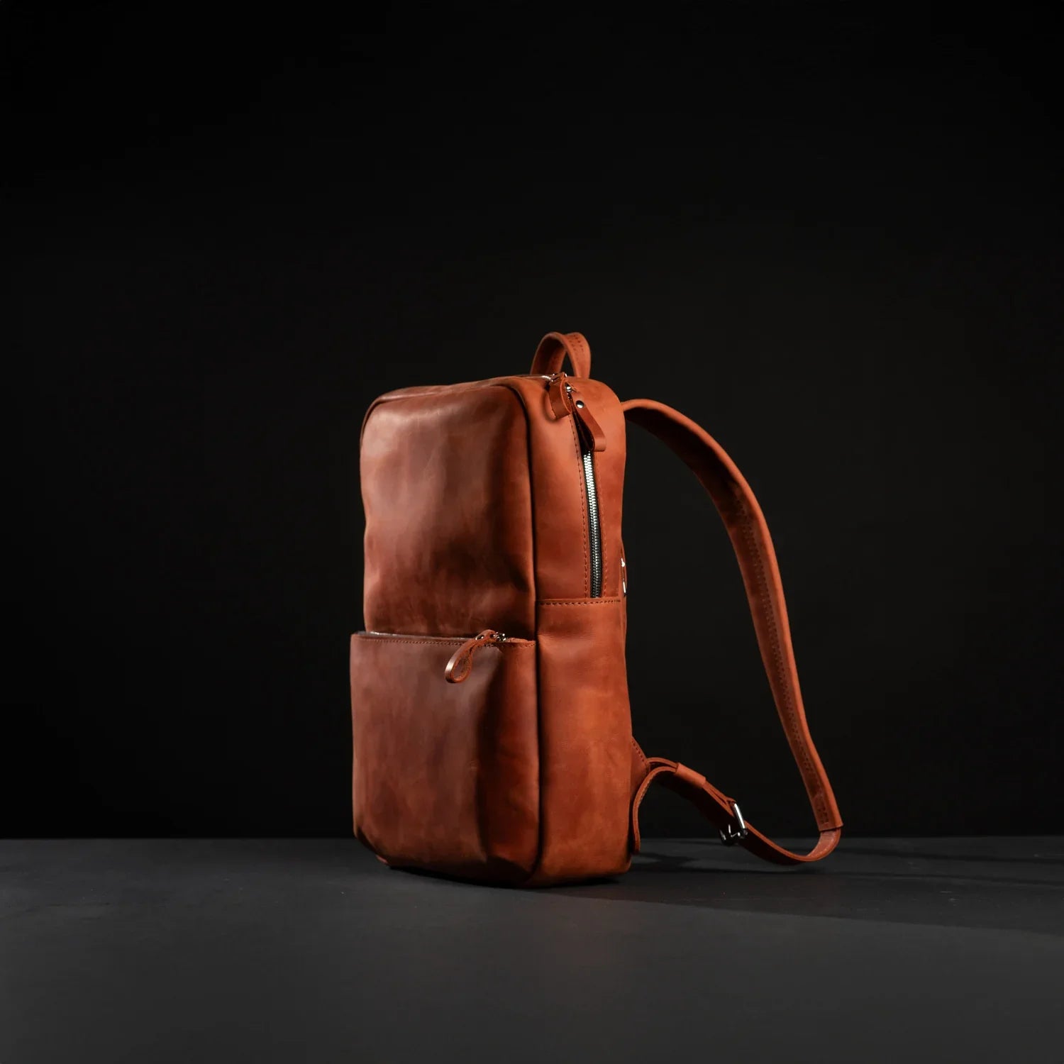 Matte Leather Laptop Backpack for Work and Travel | Nomad