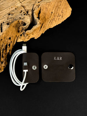 Leather Cable Clip – Wire & Cord Organizer