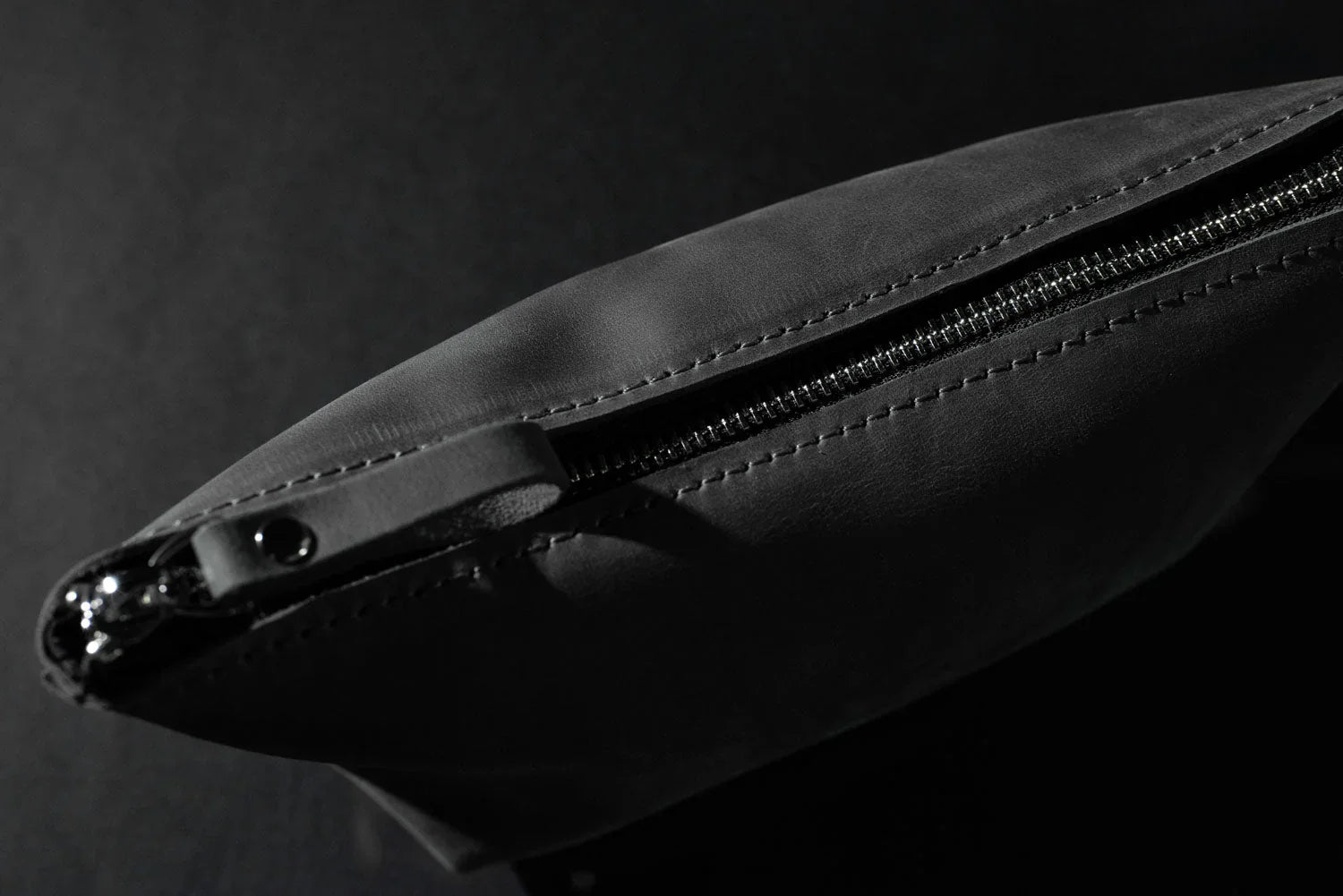 Leather Cosmetic Travel Bag – Matte Waxed Finish | Allure