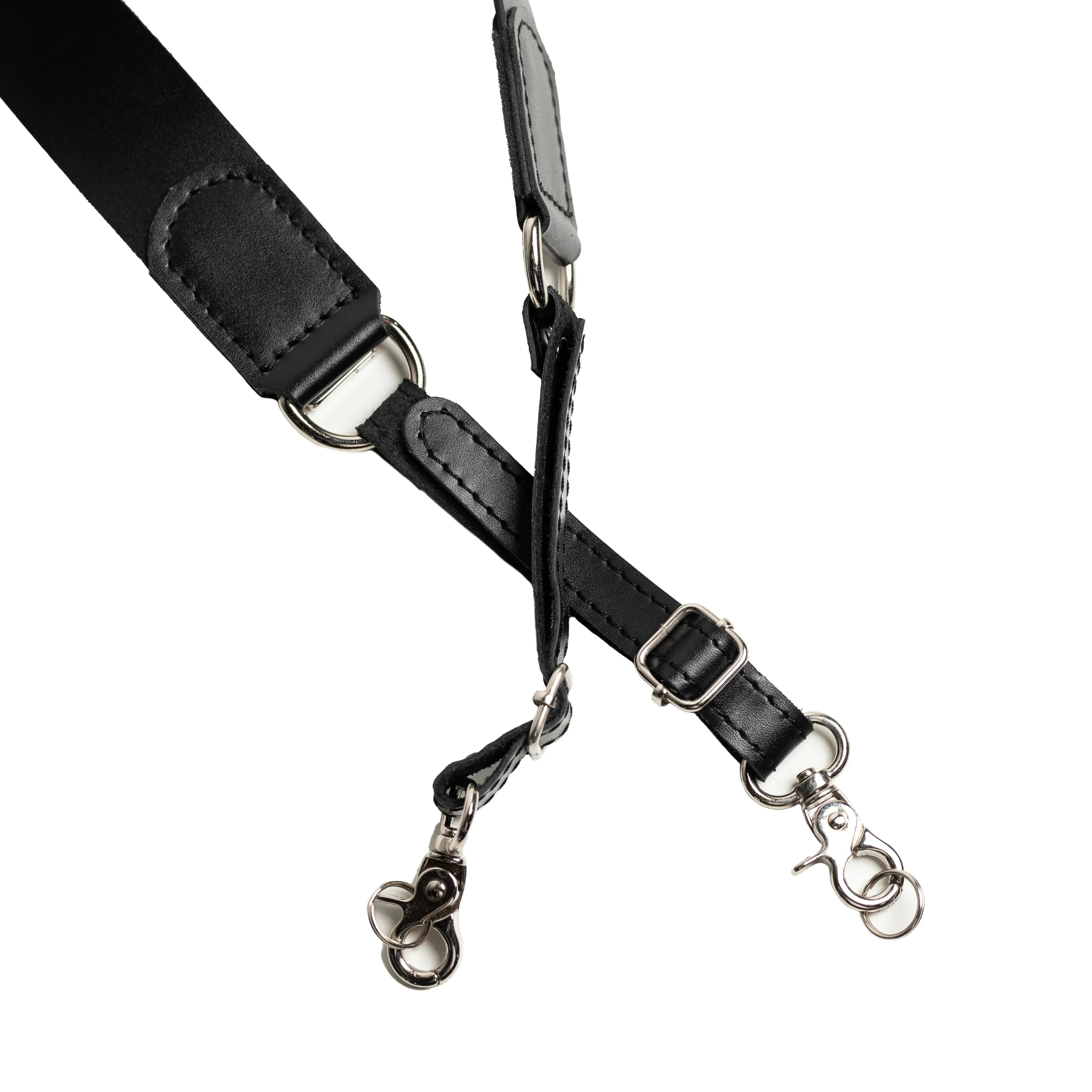 Leather Camera Strap | Black - Wenderfarer