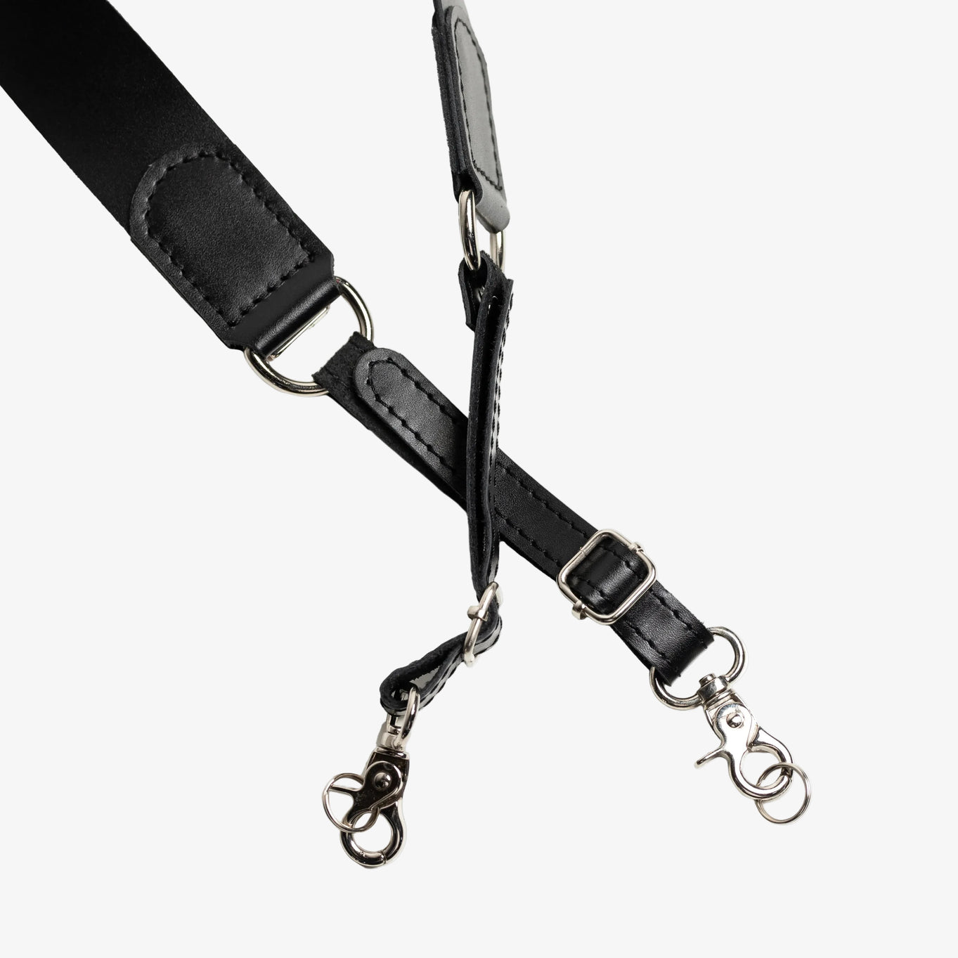 Leather Camera Strap | Black - Wenderfarer
