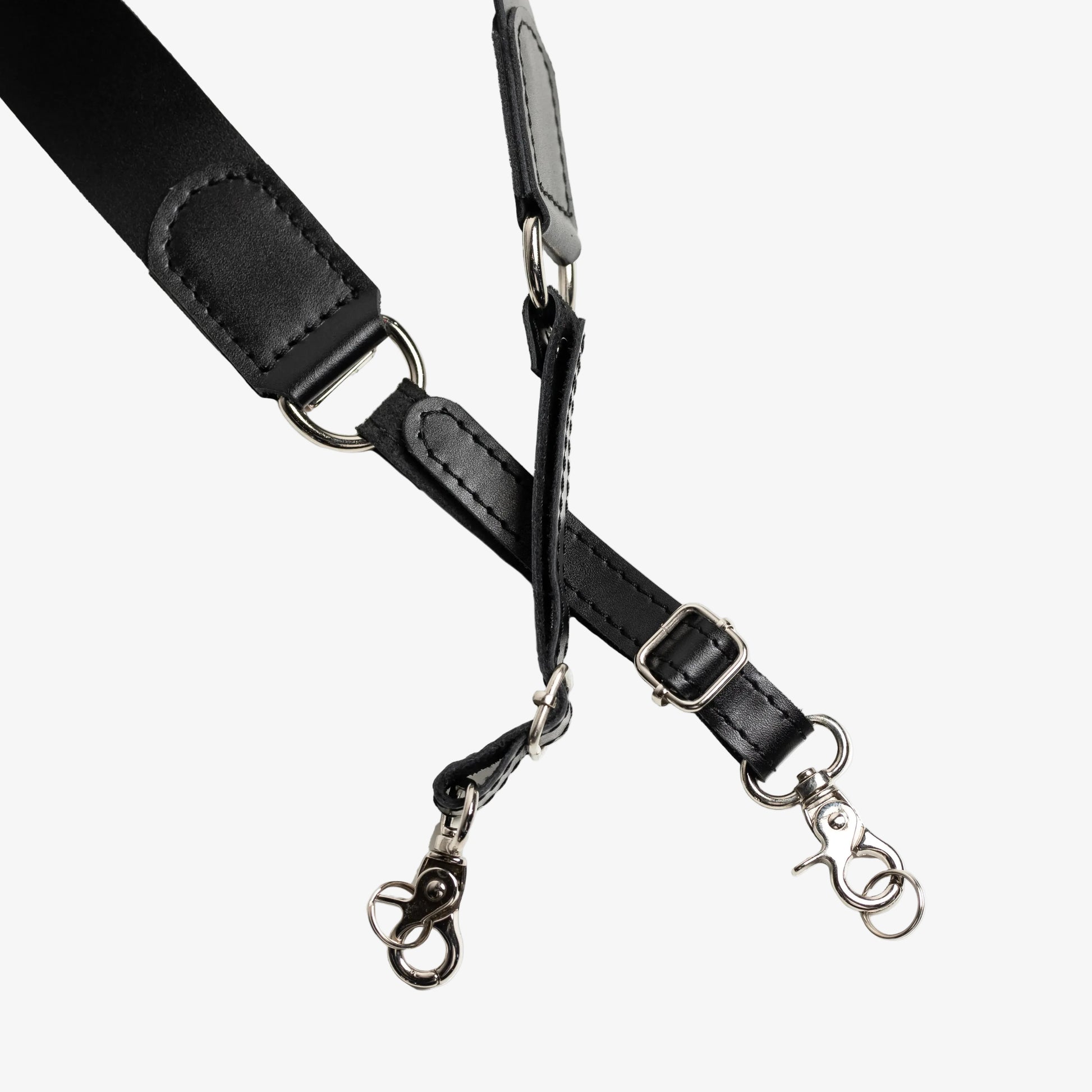 Leather Camera Strap | Black - Wenderfarer