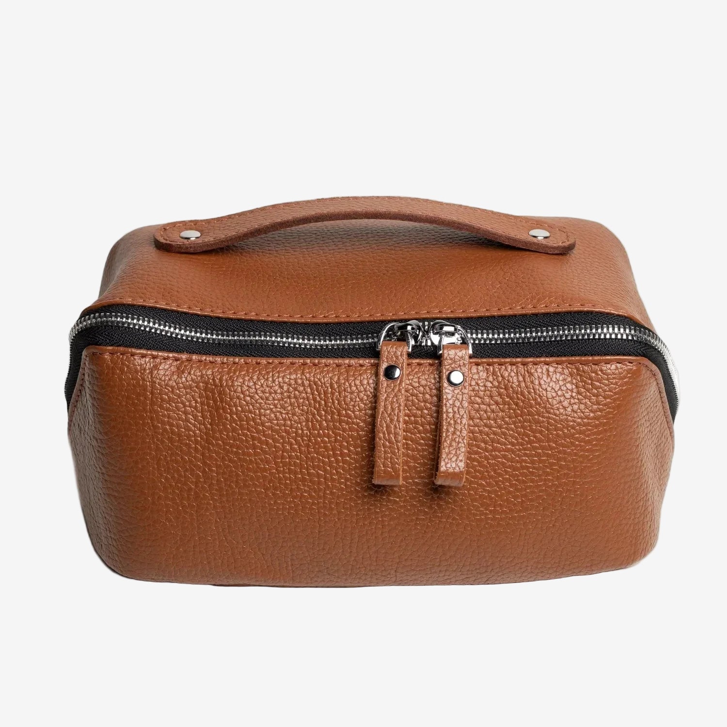 Full Grain Leather Cosmetic Bag β Travel Makeup Organizer | BeautyBox