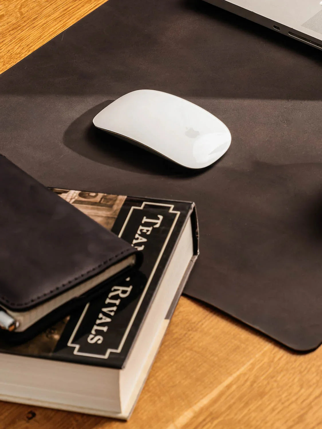 Crazy Horse Leather Desk Pad – Rustic Desk Mat for Office or Home