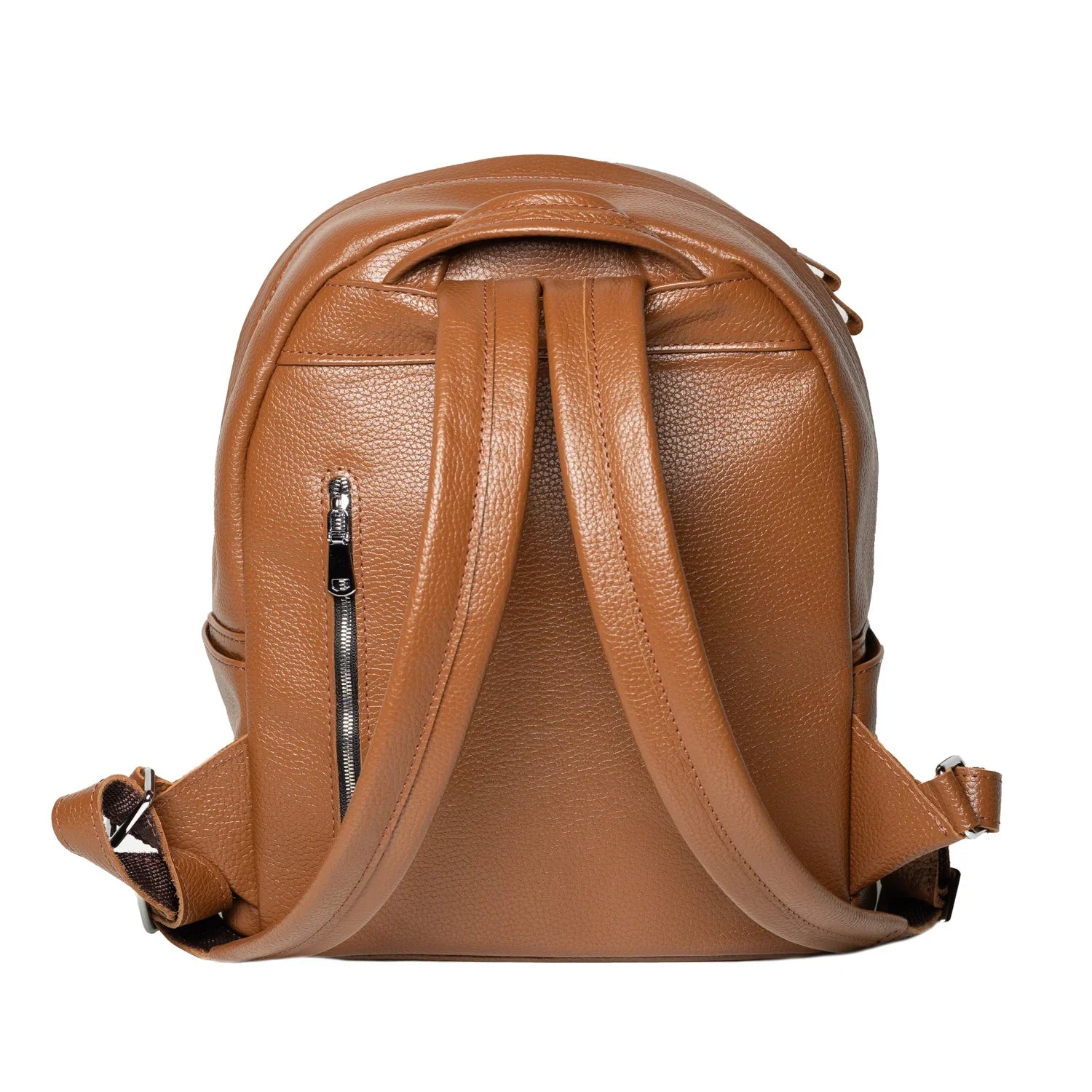Zippered Leather Backpack for Women – Full Grain Craftsmanship