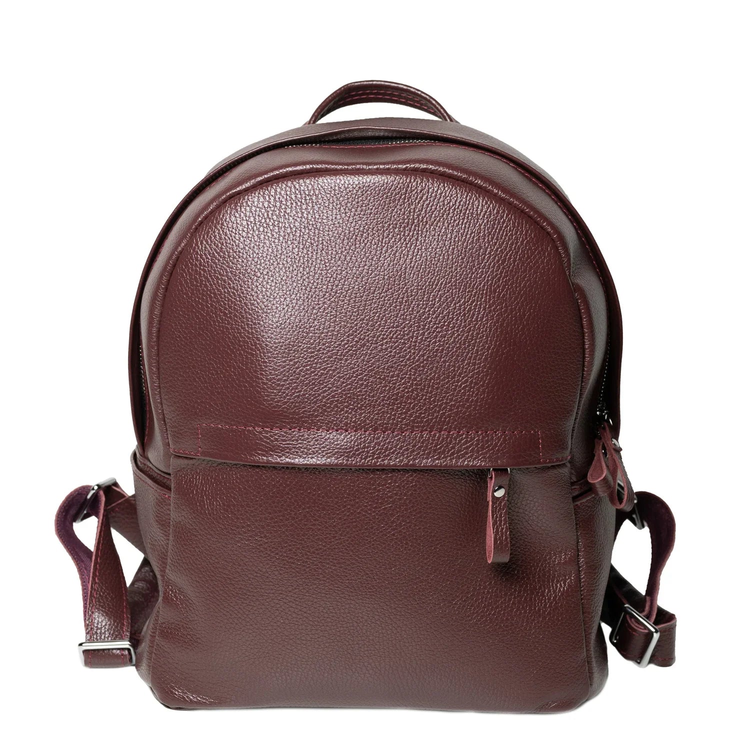 Zippered Leather Backpack for Women – Full Grain Craftsmanship