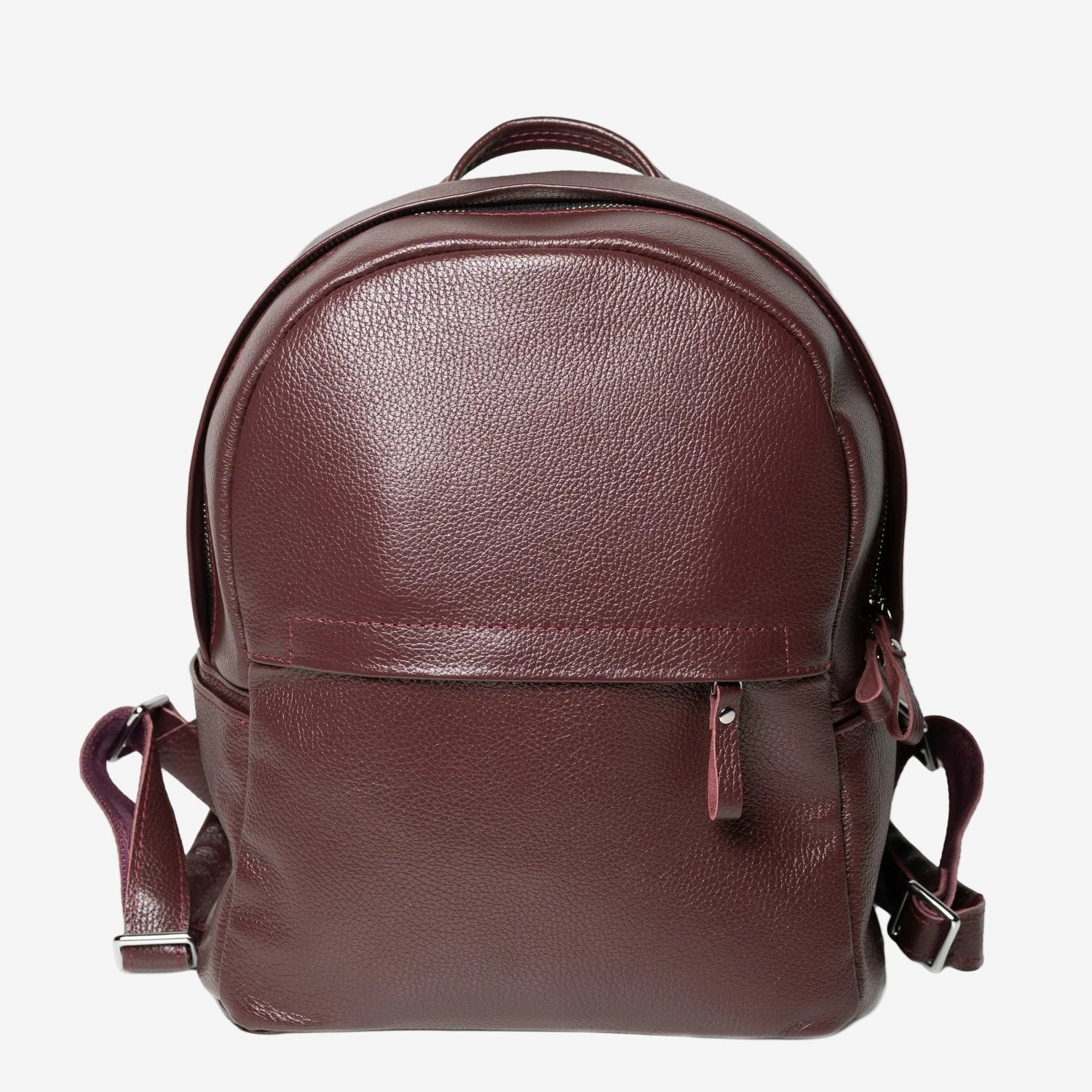 Zippered Leather Backpack for Women – Full Grain Craftsmanship