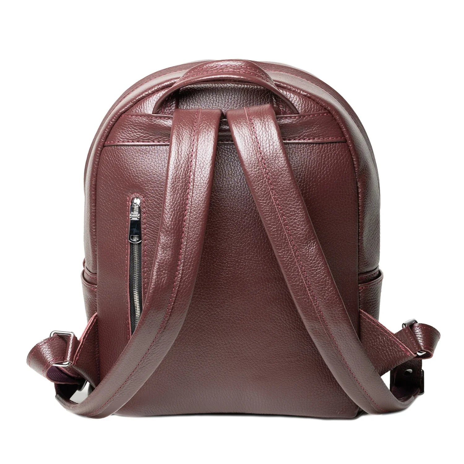 Zippered Leather Backpack for Women – Full Grain Craftsmanship