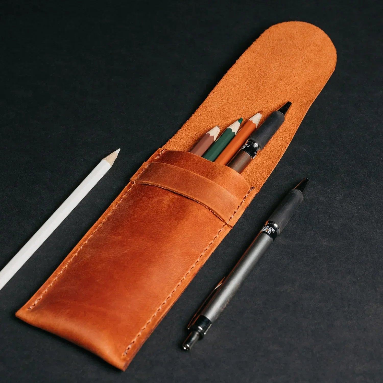 Business Leather Set – Briefcase & Notebook Cover with Practical Gifts