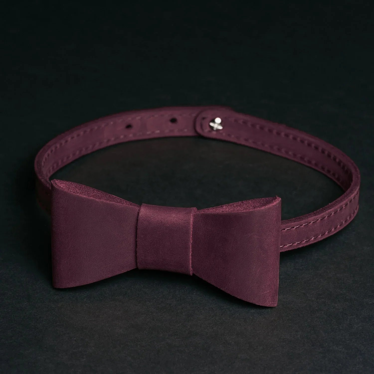 Rustic Leather Bow Tie – Perfect for Weddings or Events