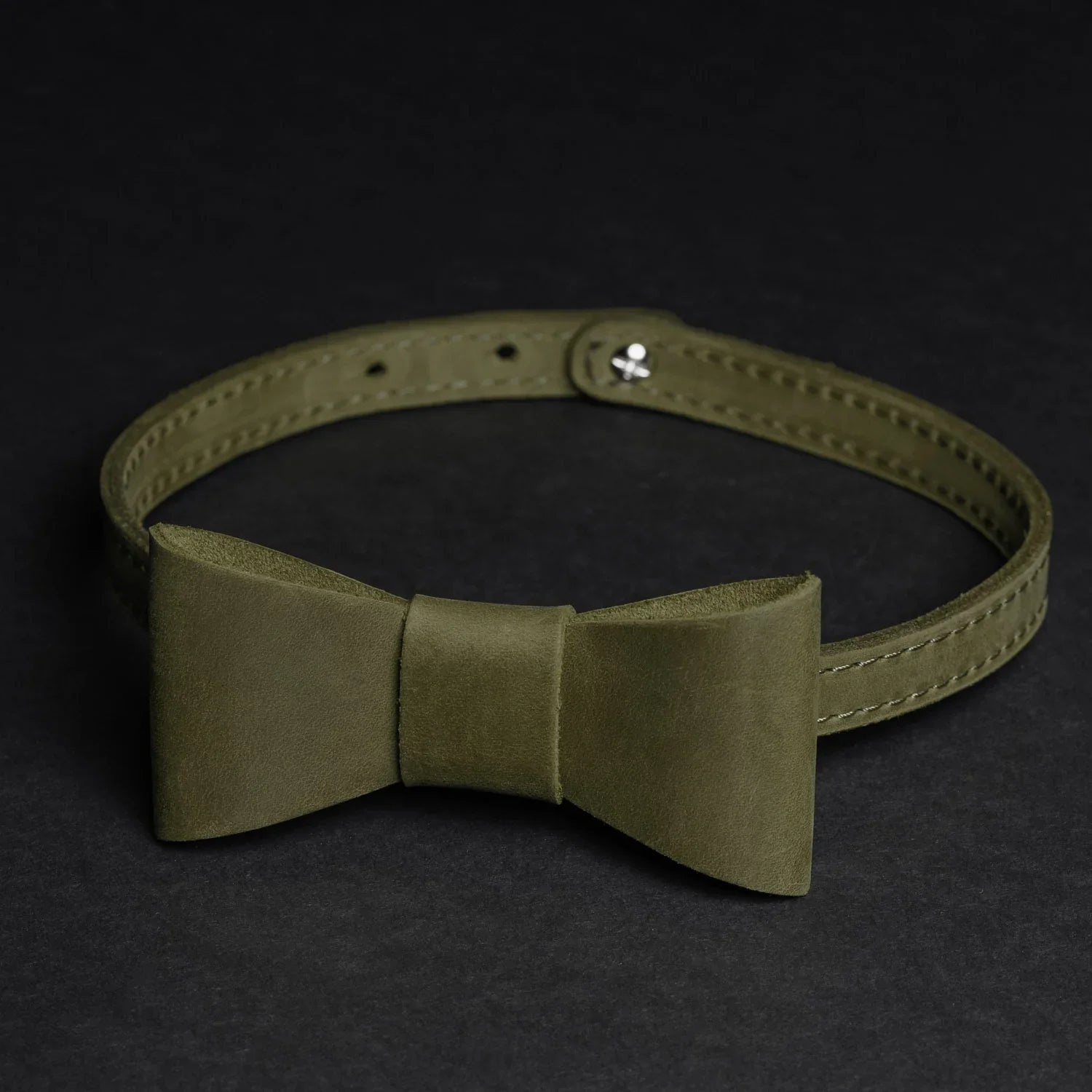 Rustic Leather Bow Tie – Perfect for Weddings or Events