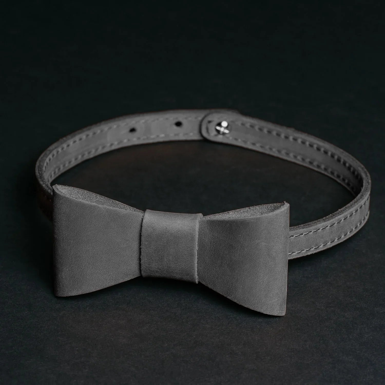 Rustic Leather Bow Tie – Perfect for Weddings or Events