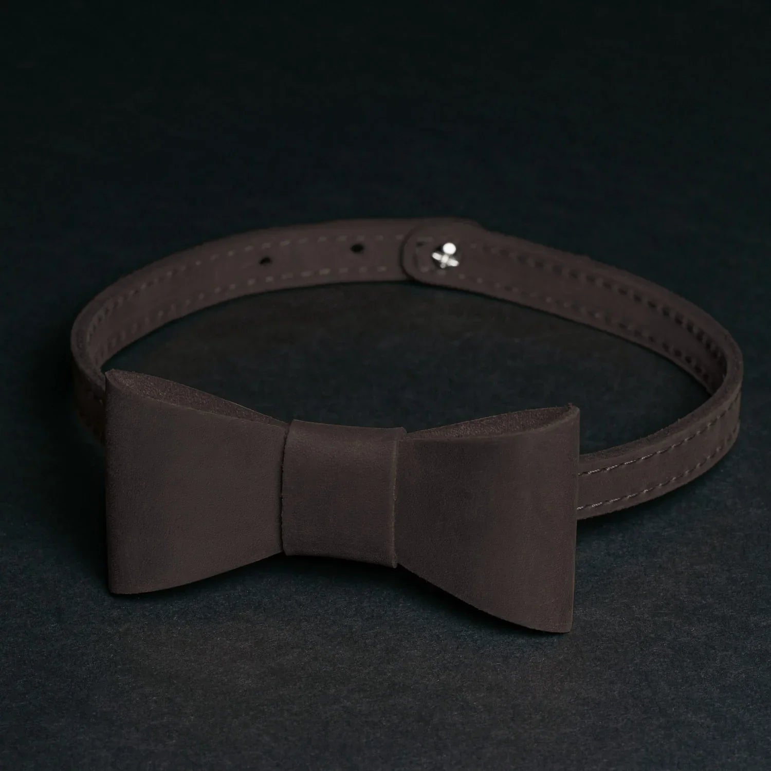 Rustic Leather Bow Tie – Perfect for Weddings or Events