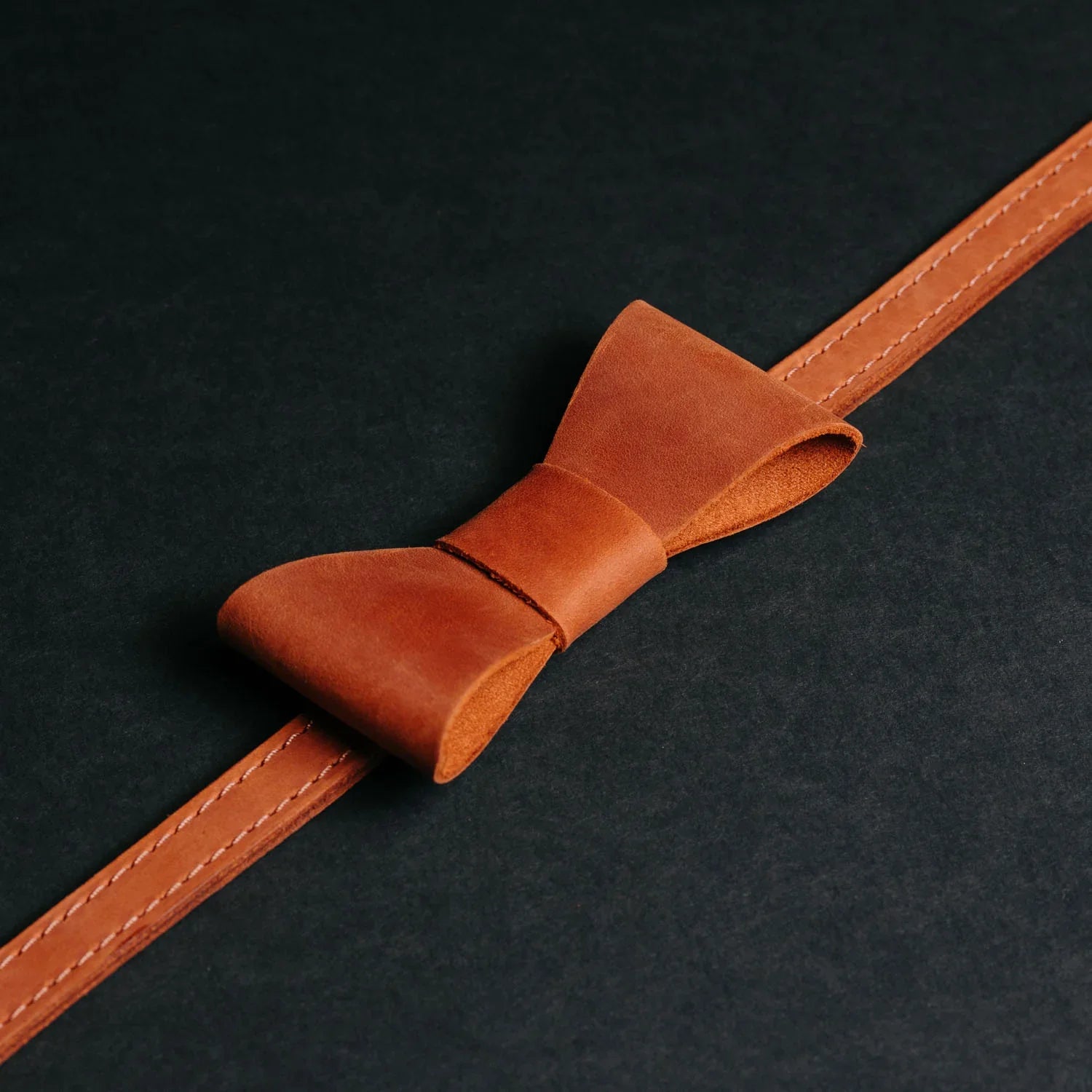 Rustic Leather Bow Tie – Perfect for Weddings or Events