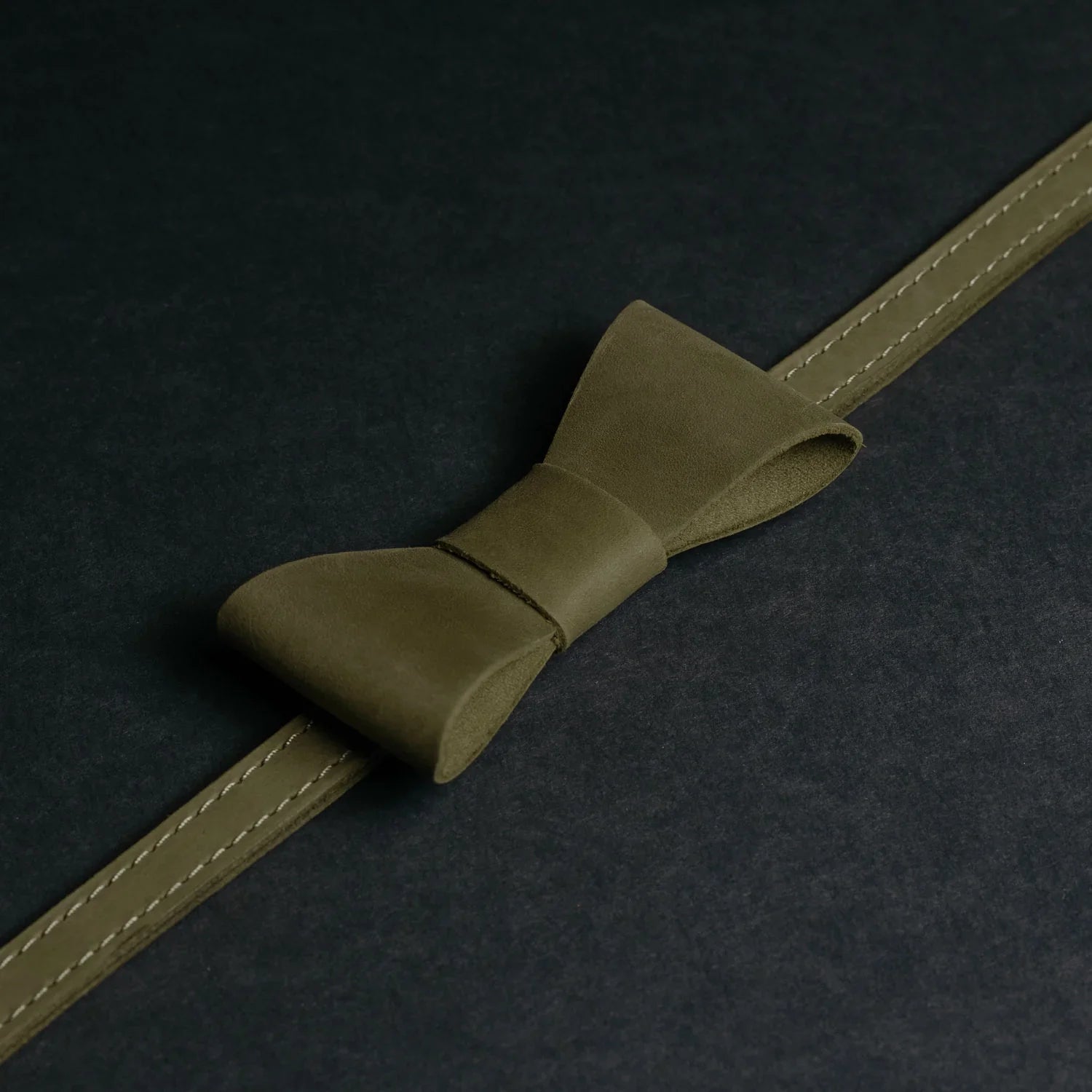 Rustic Leather Bow Tie – Perfect for Weddings or Events
