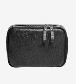 Grainy Leather Travel Organizer for Tech Accessories | KeepTech