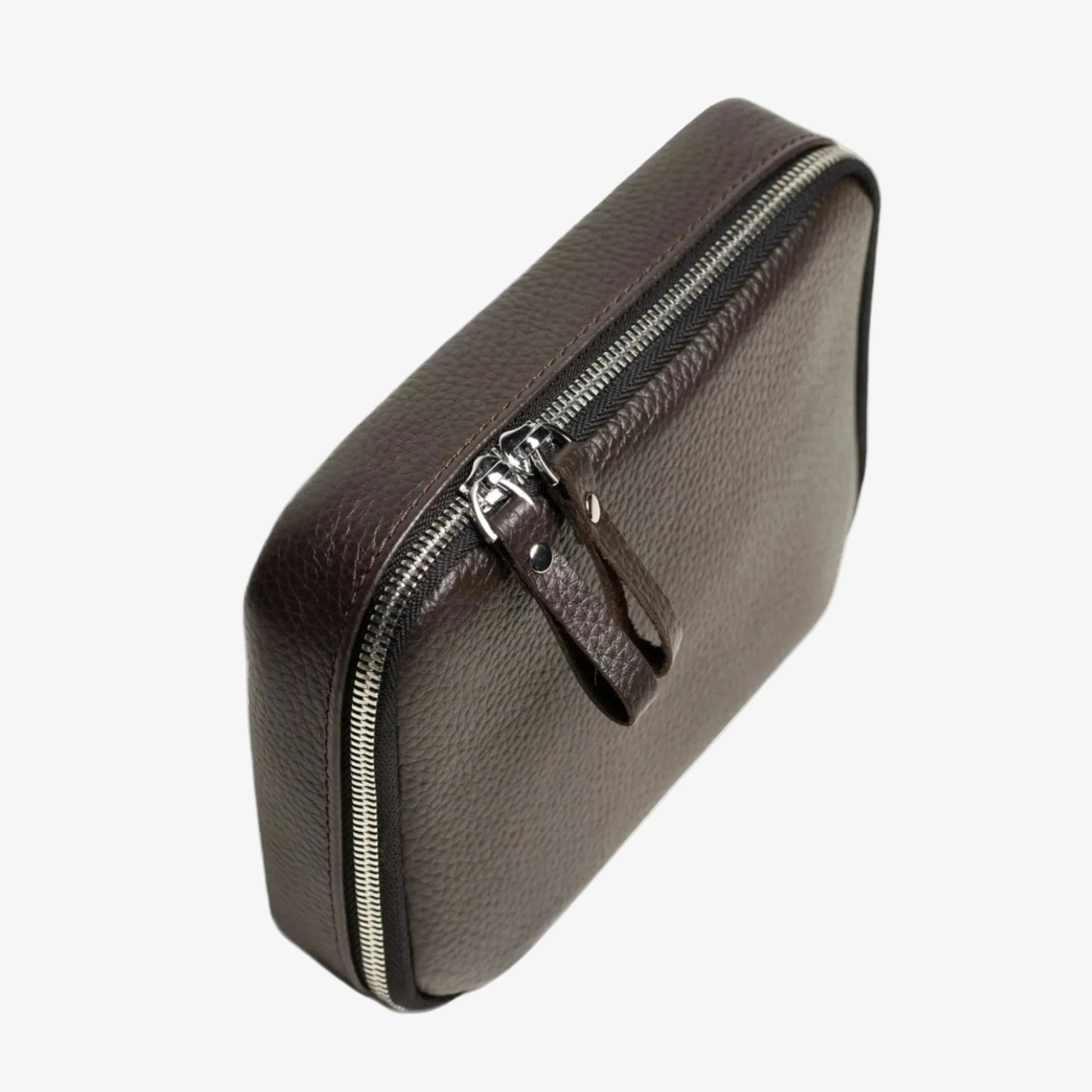 Grainy Leather Travel Organizer for Tech Accessories | KeepTech