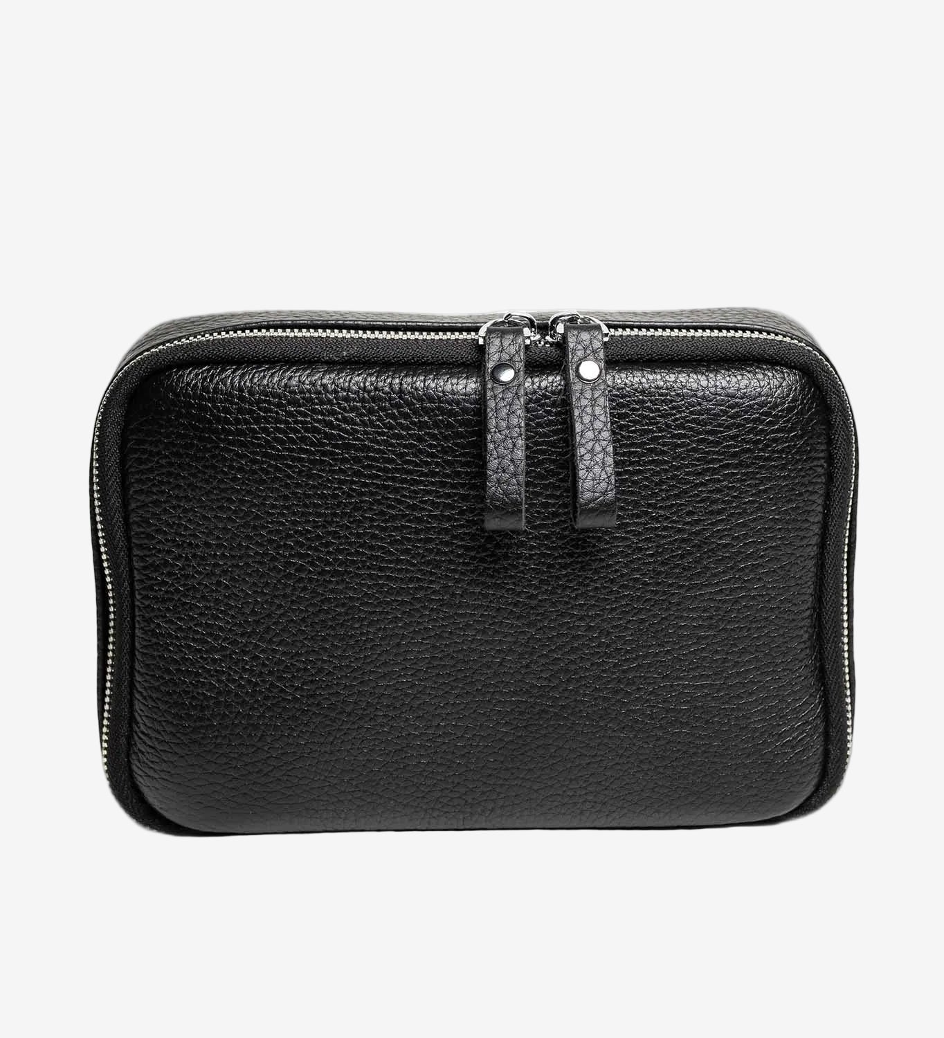 Grainy Leather Travel Organizer for Tech Accessories | KeepTech