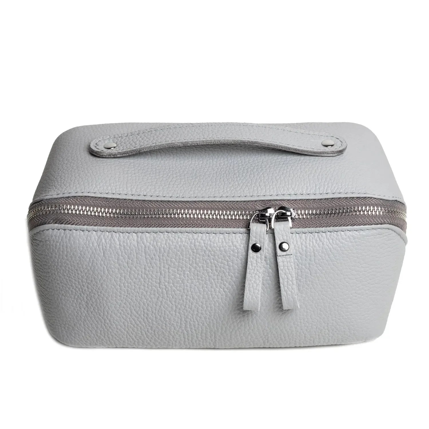 Full Grain Leather Cosmetic Bag β Travel Makeup Organizer | BeautyBox