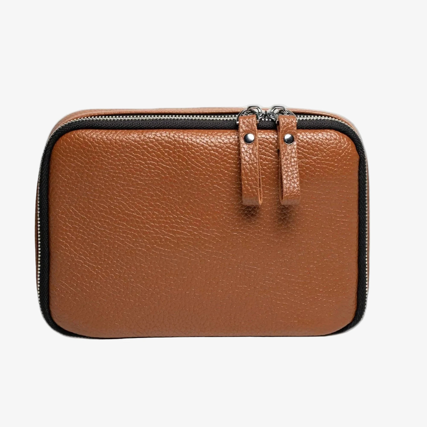 Grainy Leather Travel Organizer for Tech Accessories | KeepTech