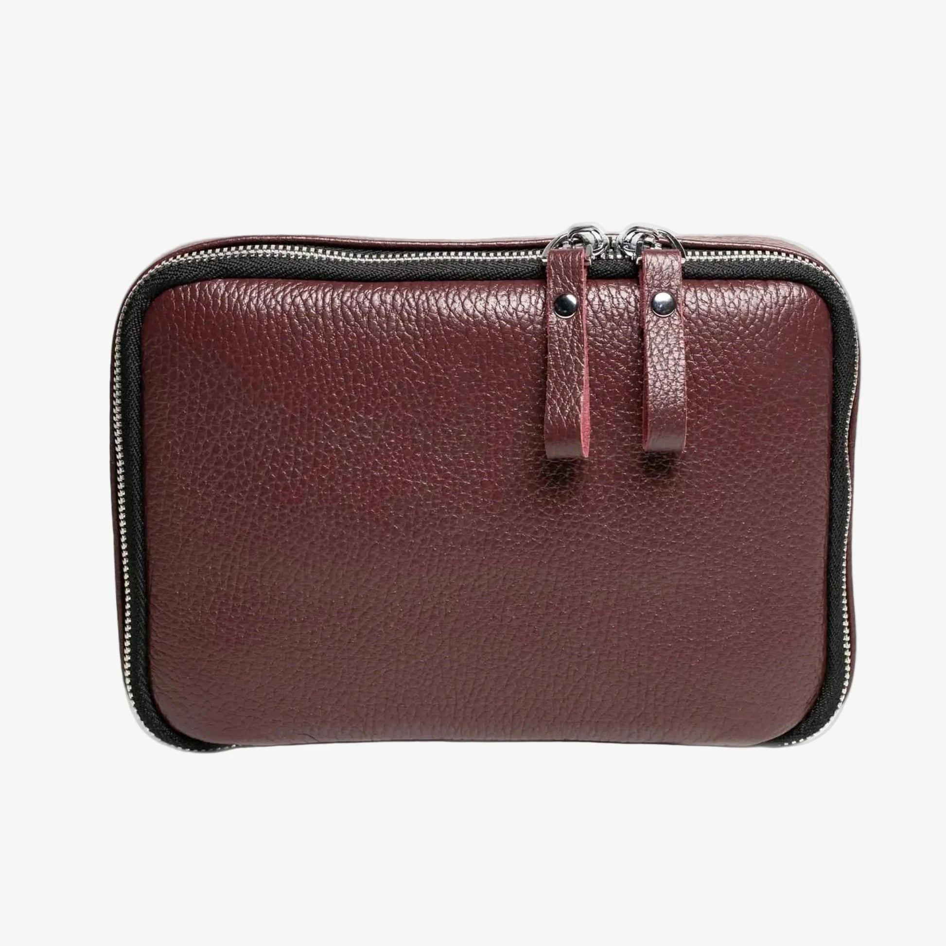 Grainy Leather Travel Organizer for Tech Accessories | KeepTech