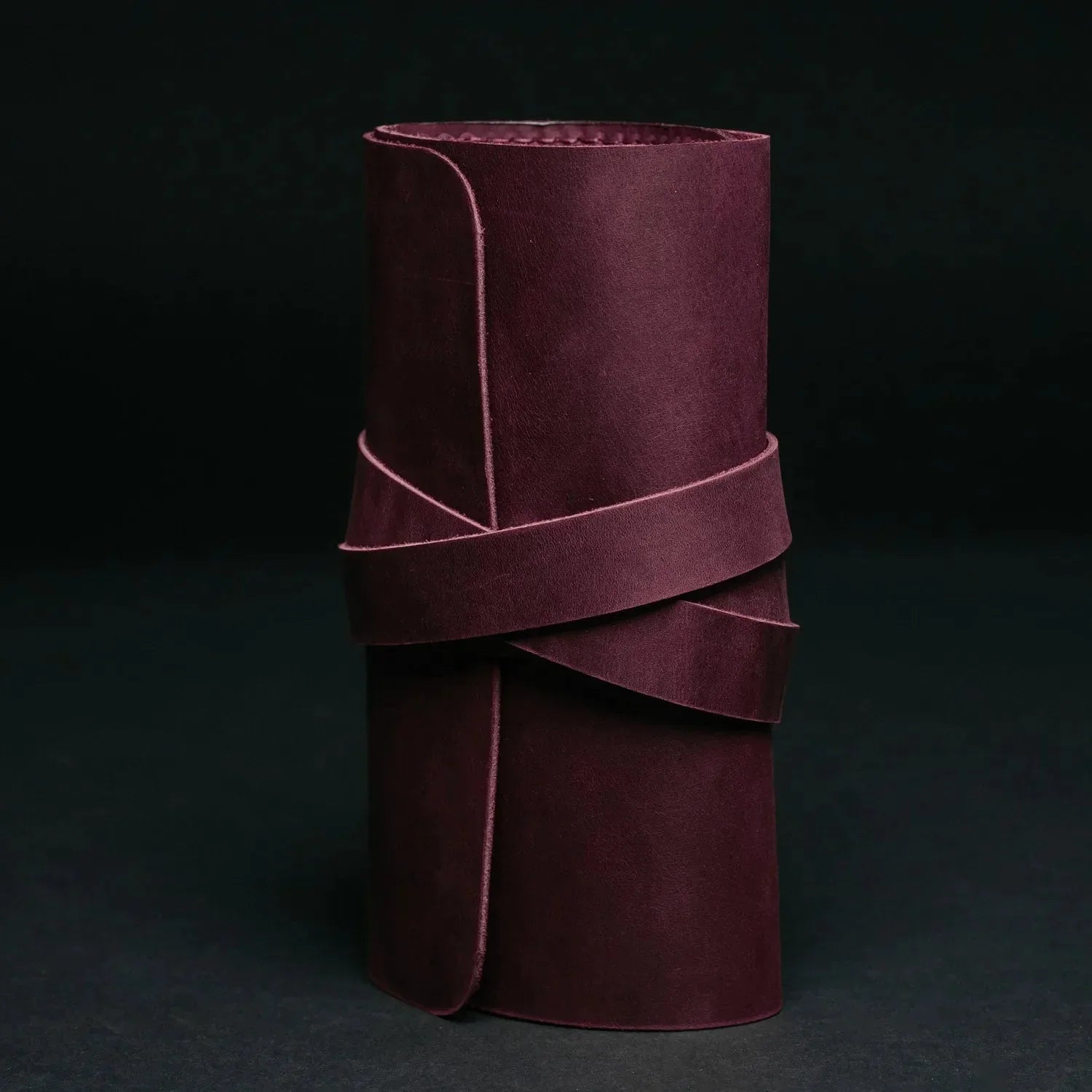 Waxed Leather Roll-Up Organizer – Cables & Tools Wrap