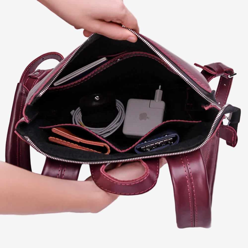 Minimalist Leather Backpack for Work & Travel | Flatrock