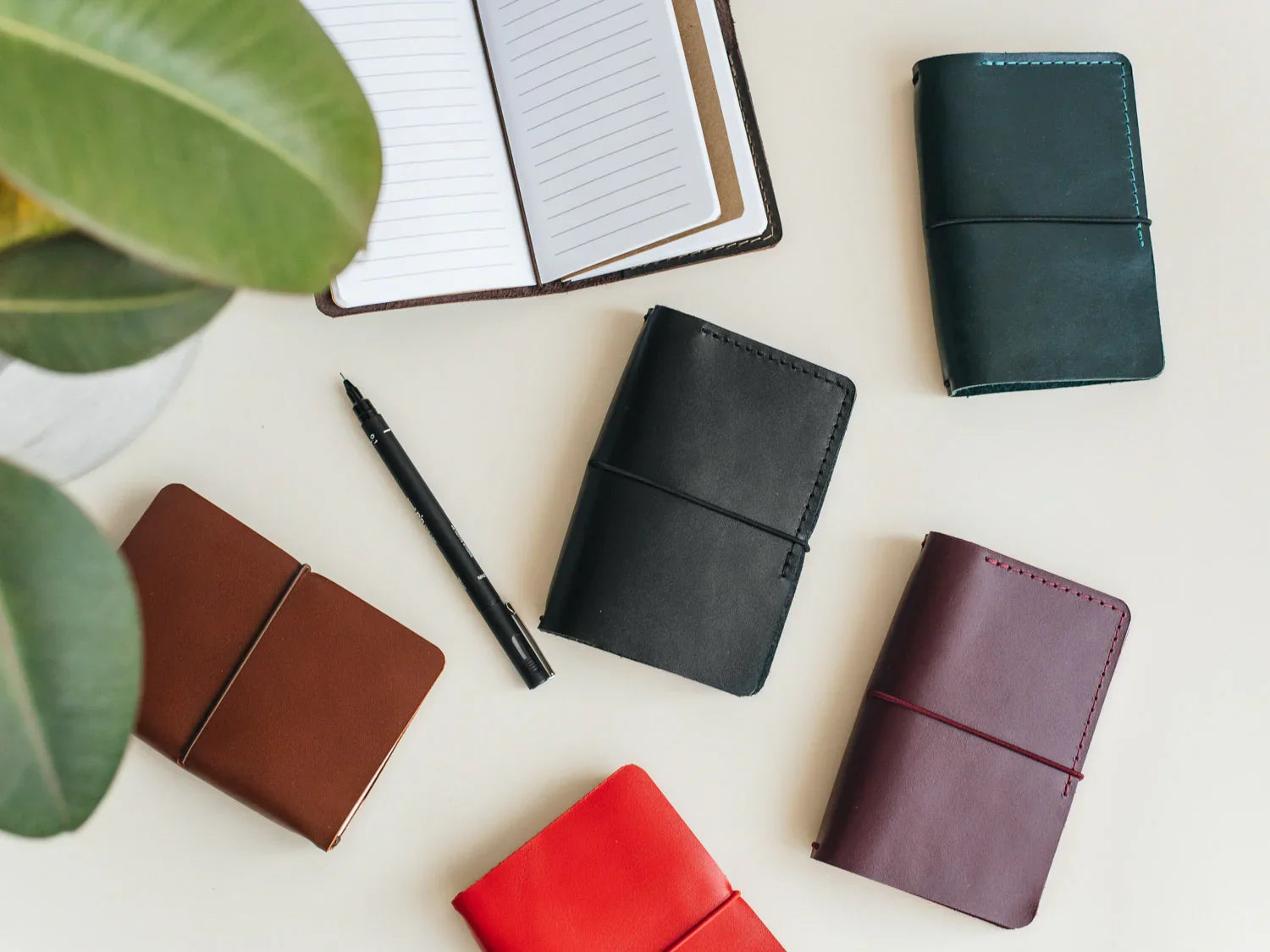 Refillable Leather Cover for Journals & Notebooks – A5, A6