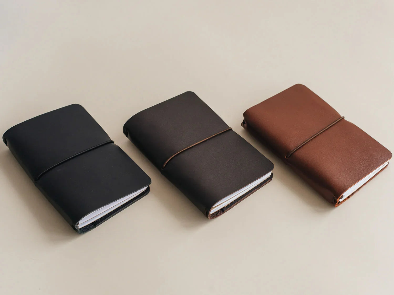 Refillable Leather Cover for Journals & Notebooks – A5, A6
