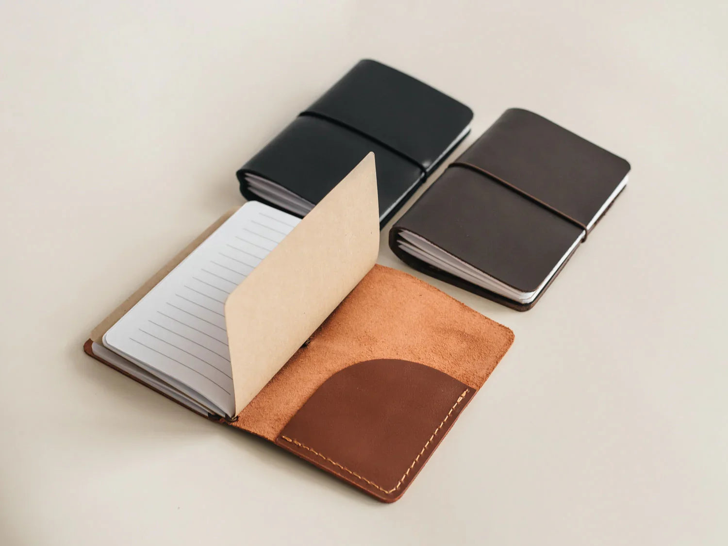 Refillable Leather Cover for Journals & Notebooks – A5, A6